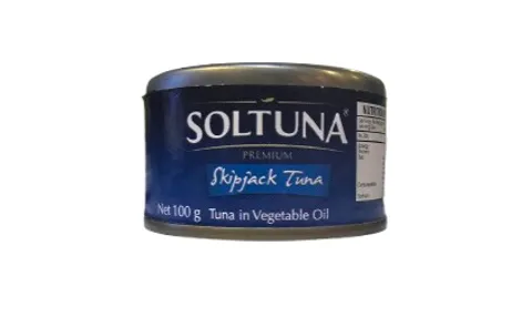 Soltuna Premium Skipjack Tuna In Vegetable Oil-100g