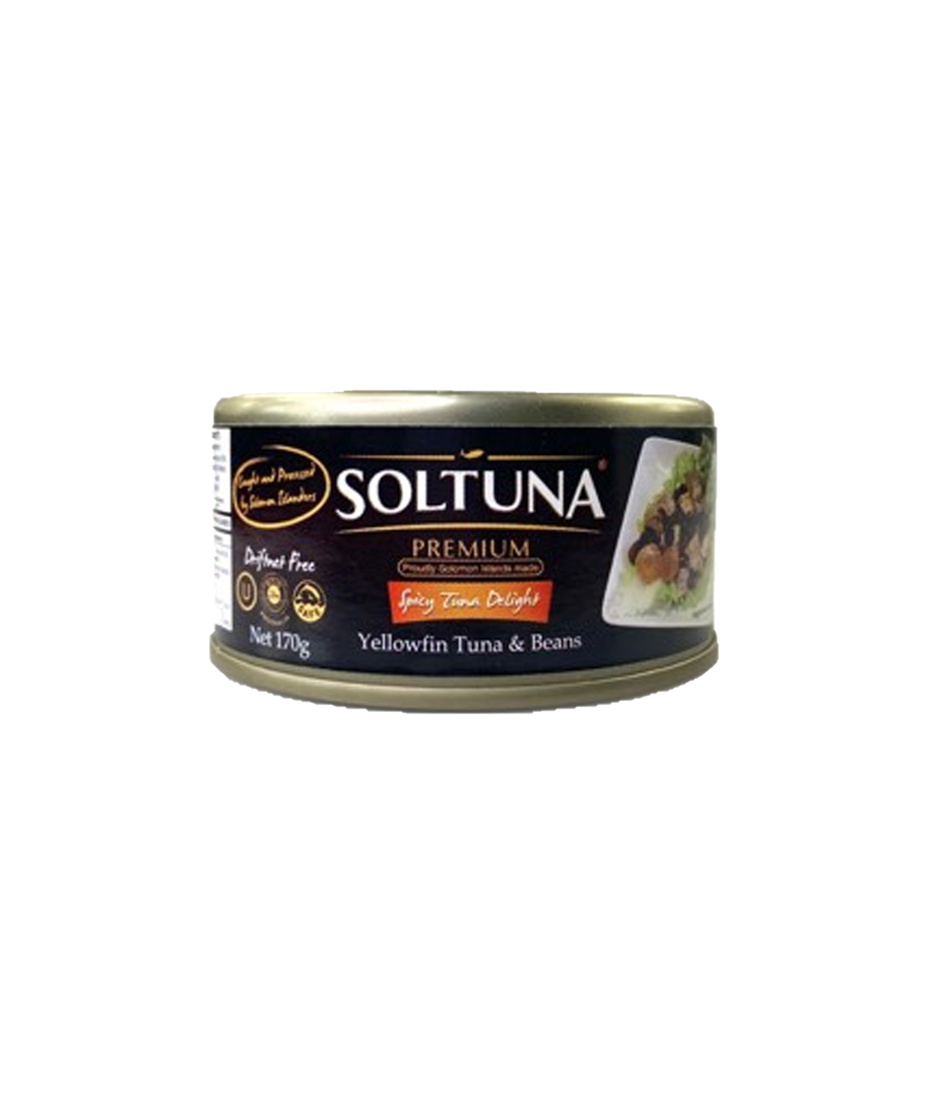 Soltuna Premium Spicy Tuna Delight Yellowfin Tuna & Beans-170g