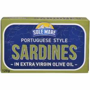 Sole Mare Portuguese Style Sardines In Extra Virgin Olive Oil 120g