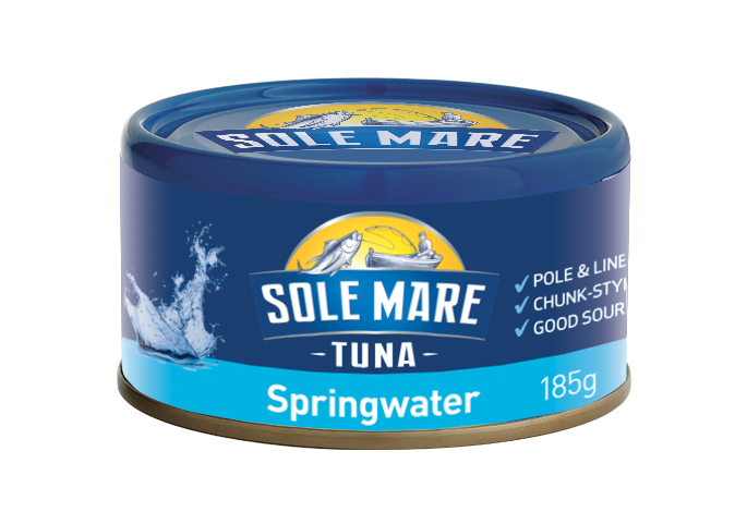Sole Mare Tuna Springwater 185g
