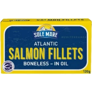 Sole Mare Salmon Fillets Boneless- In Oil 120g