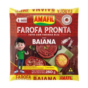 Amafil Farofa Pronta Baiana 250g