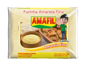 Amafil Farinha de Mandioca e Curcuma Fina 1kg