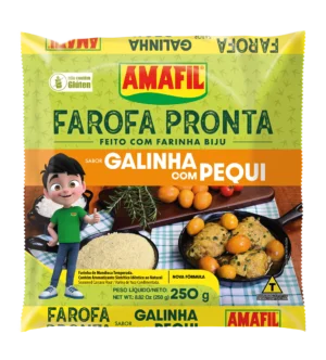 Amafil Farofa Pronta Galinha com Pequi 250g