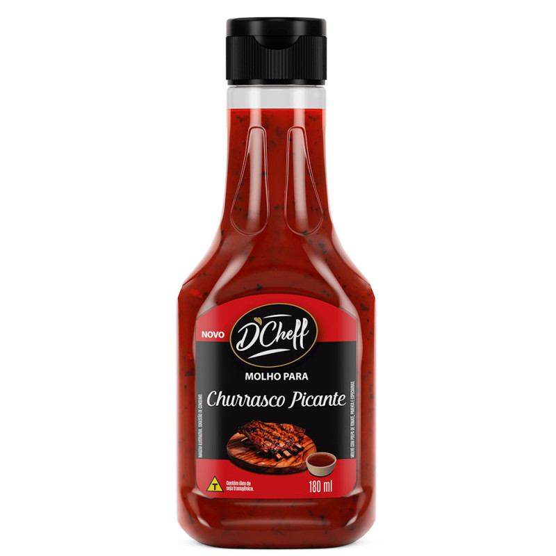 D'Cheff Molho Para Churrasco Picante 180ml
