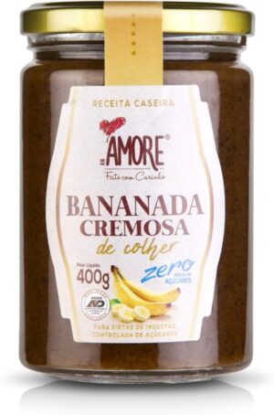 Amore Bananada Cremosa de Colher 400g no Sugar