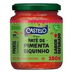 Castelo Pate de Pimenta Biquinho Sabor Defumado 250g