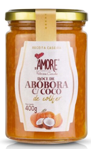 Amore Doce de Abobora C/ Coco 400g