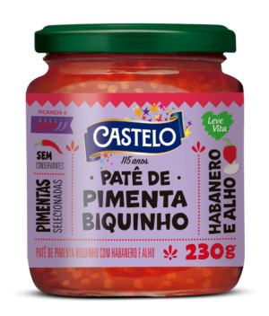 Castelo Pate de Pimenta Biquinho Habanero e Alho 230g