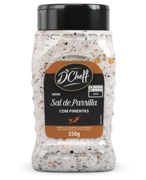 D'Cheff Sal de Parrilla Com Pimentas 550g