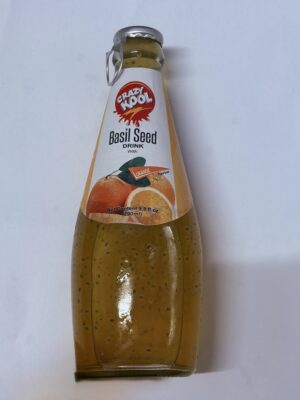 Crazy Kool Basil Seed Drink With Orange 290ml
