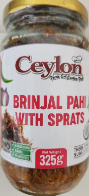Ceylon Brinjal Pahi With Sprats 325g