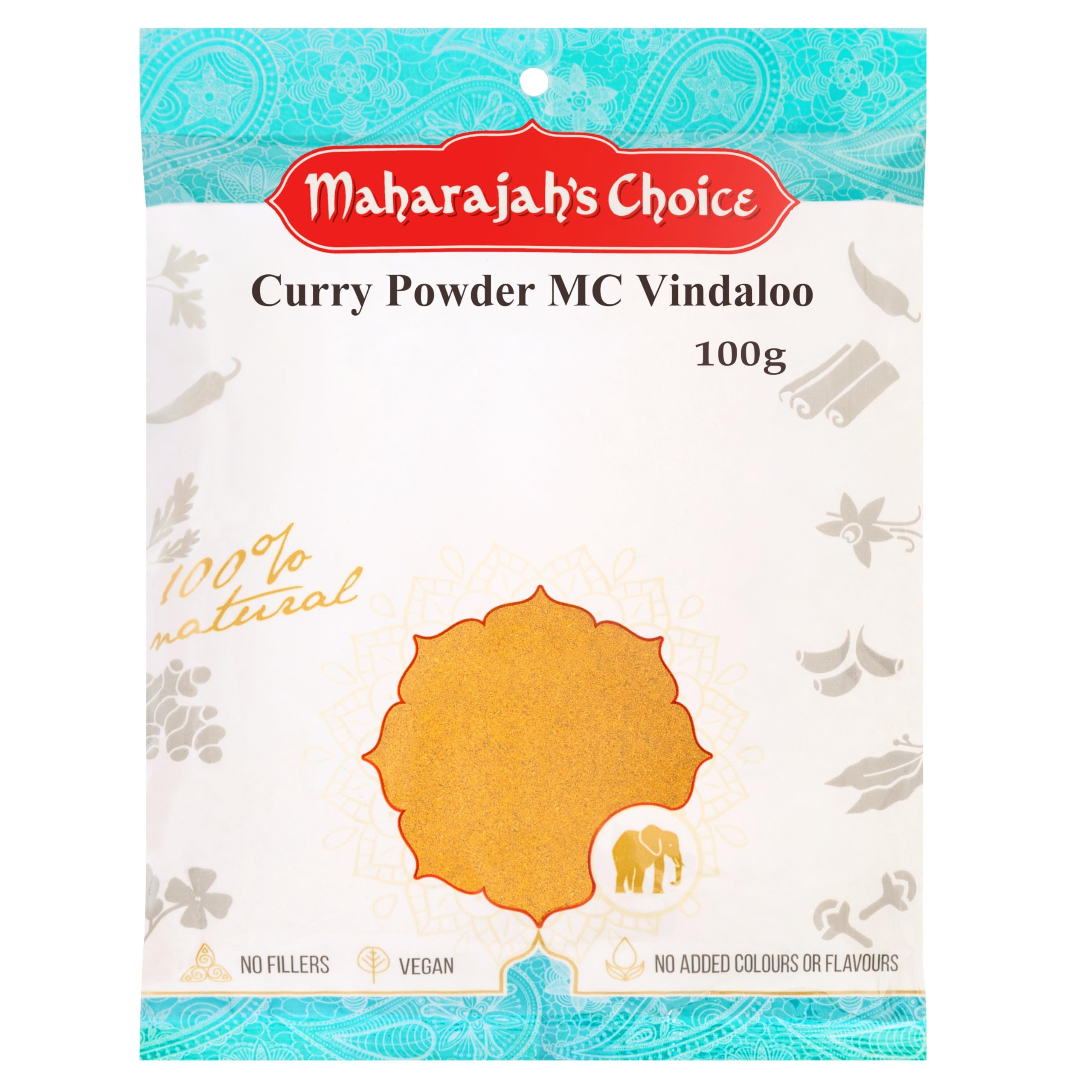 Maharajah's Choice Curry Powder Vindaloo 100g