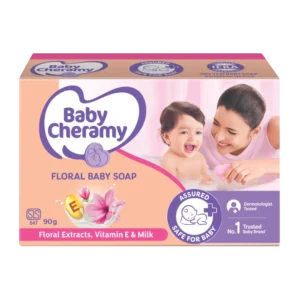 Baby Cheramy Floral Baby Soup Floral Extracts, Vitamin E & Milk 90g